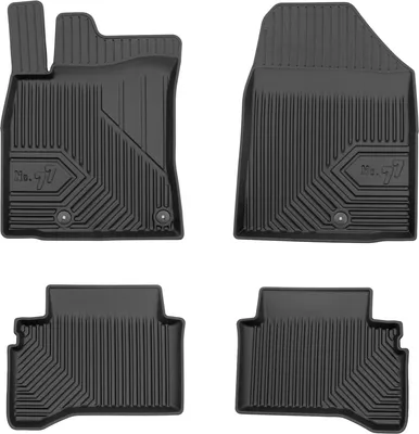 Image de Tapis de Sol de Voiture pour Hyundai Ioniq 2016-2022 sauf PHEW TPE Noir 4Pcs