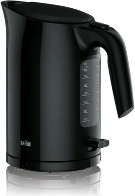 Produktbild von Braun PurEase WK 3100 BK, 1,7 l, 2200 W, Schwarz, Wasserstandsanzeige, Überhitzungsschutz, Drahtlos