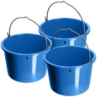 Zdjęcie produktu dla KADAX Wiadro Wiaderko Budowlane 20L 40kg mocne 3szt.