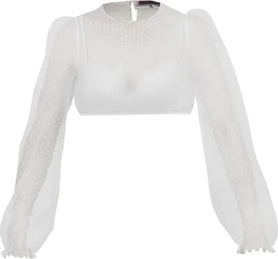 Produktbild von Dirndlbluse Kinding Langarm Puffarm ecru 42
