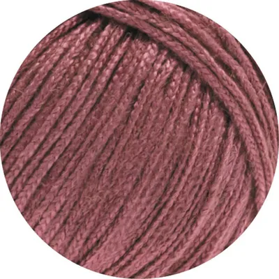 A close-up view of yarn.