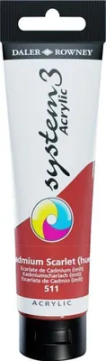 Zdjęcie produktu dla Daler-Rowney System3, 150 ml, Czerwony, Tubka