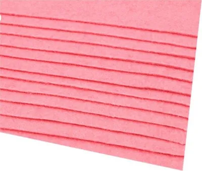 Obrázek produktu pro Dekorační plsť 20 x 30 cm, světle růžová, 1 ks.