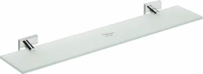 Produktbild von X-SQUARE Glasablage 600x55x130mm, Chrom