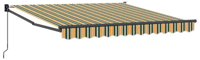 Obrázek produktu pro Stahovací markýza Zelená a žlutá 300 x 250 x 165 cm