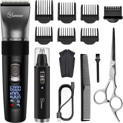 Produktbild von Haarschneidemaschine Profi Haarschneider Haartrimmer Bartschneider Barttrimmer Präzisionstrimmer Nasenhaarschneider Langhaarschneider Wasserdicht