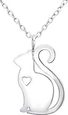 Produktbild von Katze Kette Silber 925
