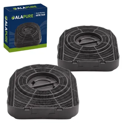 Image de Filtre à charbon actif Alapure, compatible avec les modèles Ikea NYTTIG FIL 554 / Type 200 / DKF42 / CHF200/1 (lot de 2), Image générée par une IA