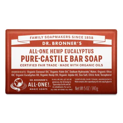 Produktbild von Dr. Bronner's Seife Dr. Bronner's Eucalyptus Pure-Castile Bar Soap 140gr