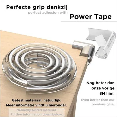 Produktbild von Famanu Eckschutz Baby - Eckschutz für Tisch, 6 Meter + 10 Ecken
