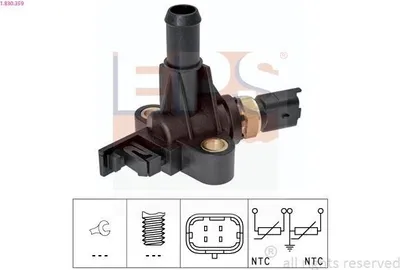 Produktbild von EPS 1.830.359 Kühlmitteltemperatursensor für FIAT Strada Pickup (178) PALIO Weekend (178DX) PALIO (178BX) Panda I Schrägheck Kastenwagen (141A)