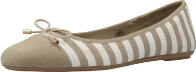 Produktbild von Fitters Footwear Grace Ballerinas in Übergrößen Taupe 2.514343 Taupe/White große Damenschuhe