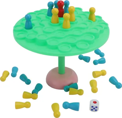 Immagine prodotto di Gioco dell'albero dell'equilibrio per bambini, tavola di equilibrio impilabile in legno di betulla per la casa