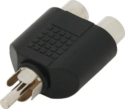 Obrázok produktu pre Redukcia vidlica 1xRCA-2xRCA zd. AC18