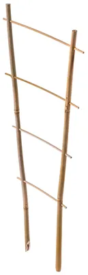 Produktbild von Pergola Bambusstütze - Rankleiter für Garten - Länge 43 cm - Set mit 10 Stück - Pflanzenstütze für Kletterpflanzen