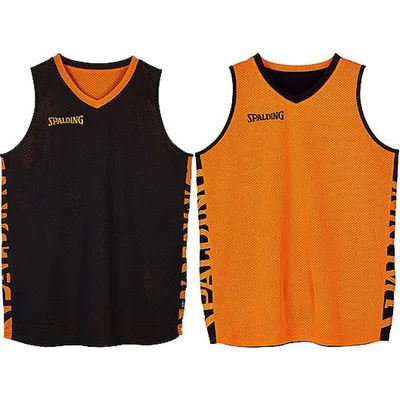 Produktbild von Spalding Essential 2.0 Wendetrikot Kinder - Schwarz / Orange