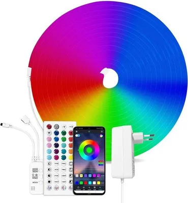 Immagine prodotto di Striscia LED flessibile da 5 m, 12 V, IP65, impermeabile, per camera da letto