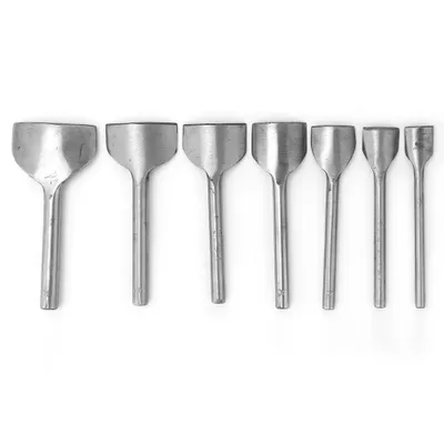 Produktbild von Eckenabrunder, 7 Stück (15-45 mm), Leder Locher Cutter, halbmondförmiges Stanzwerkzeug, ideal für DIY Lederarbeiten