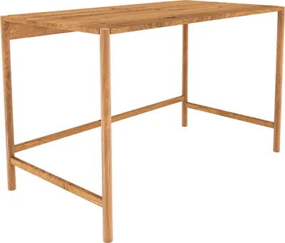 Produktbild von Schreibtisch, Eiche massiv geölt, PORI-165