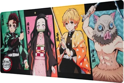 Obrázek produktu pro Demon Slayer podložka na herní stůl, velká velikost, odolný materiál