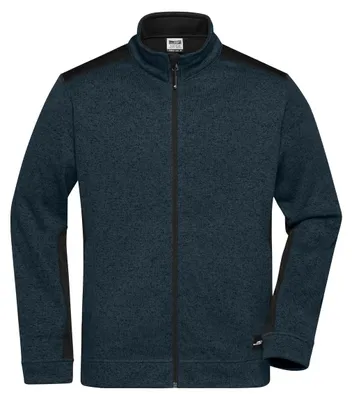 Produktbild von James and Nicholson - "Strong" Fleecejacke für Herren - Arbeit LT6057 (XL) (Marineblau)