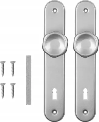 Produktbild von Türknauf für Türen 72 Schlüssel Silber PL