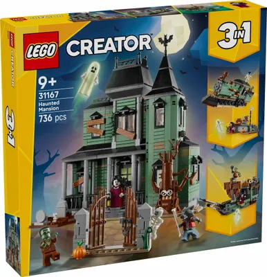Obrázok produktu pre LEGO Creator Strašidelný dom, Stavebnica, 9 rok / roky, Plast, 736 kusov, 1,64 kg