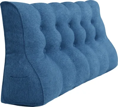 Image de Coussins de tête en lin, coussins de lecture, coussins cunéiformes, coussins de dos, coussins de repos, coussins décoratifs