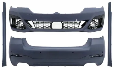Obrázek produktu pro Body kit pro BMW řady 5 G30 LCI 2020+ MT Look spodní mřížka boční prahy nárazníku.