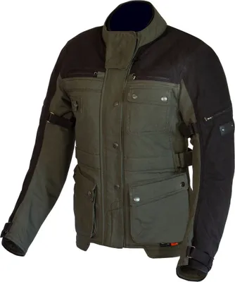 Produktbild von Merlin Mahala D3O Explorer Damen Motorrad Textiljacke, olivgrün/schwarz, M