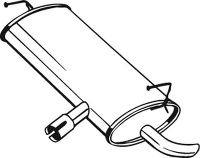 Produktbild von Bosal Endschalldämpfer 145-203