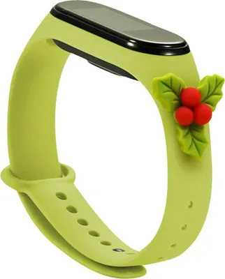 Immagine prodotto di Bracciale Xmas Strap per Xiaomi Mi Band 4 / Mi Band 3 Natale Bracciale in silicone verde (vischio)