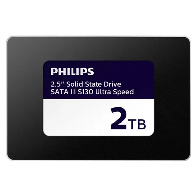Productafbeelding van Philips interne SSD 2 TB 2,5 inch SATA III S130 leessnelheid tot 550 MB/s
