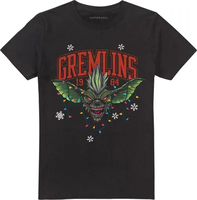 Image de Gremlins - "1984" T-shirt unie pour homme/femme, design de Noël TV27207 (4XL) (Noir)