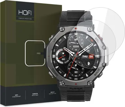 Immagine prodotto di Hofi Glass Pro+ 2-Pack Amazfit T-Rex 3 Vetro temperato trasparente