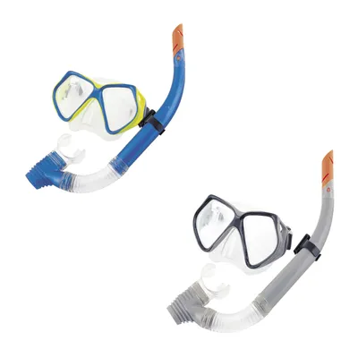 Immagine prodotto di Bestway 24003 maschera per immersioni Vetro temperato Blu, Grigio Adulto