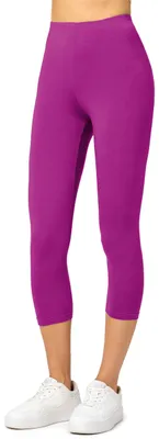 Produktbild von Merry Style Leggings Damen 3/4 Capri Leggings MS10-144 (Fuchsie,XS)
