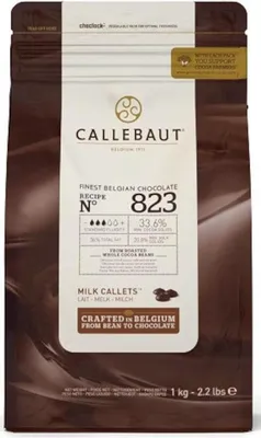 Produktbild von Barry Callebaut Vollmilch Schokolade Kuvertüre groß 1 kg