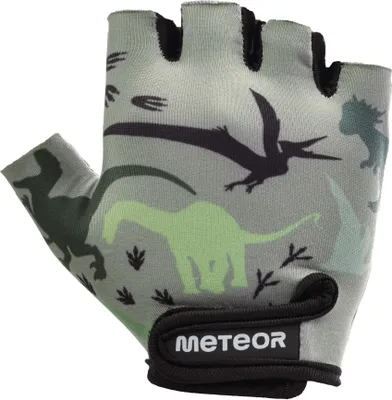 Produktbild von Meteor Kinder Fahrradhandschuhe, Bike Gel BMX Handschuh, Jungen Fahrrad-Handschuhe, Mädchen Radhandschuhe M Dinosaurs