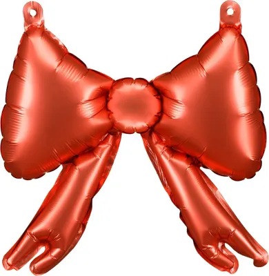 Produktbild von PartyDeco FB269-007, Spielzeugballon, Folie, Rot, Einfarbig, Universal, Bow (shape)