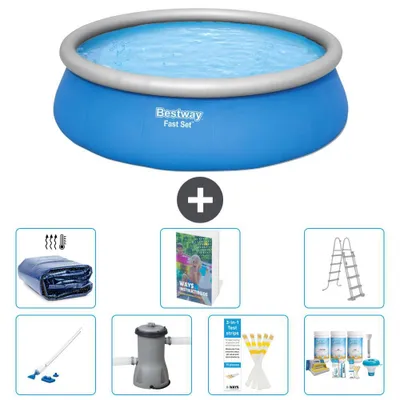 Produktbild von Bestway Fast Set Rund - 457x122 cm - 8-teilig  S484