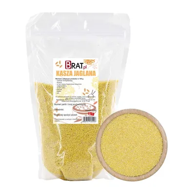 Zdjęcie produktu dla Kasza jaglana 1kg Brat.pl