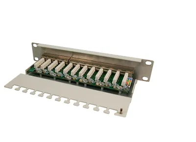 Produktbild von LogiLink Patchpanel PrimeLine CAT6 12Ports 10'' geschirmt