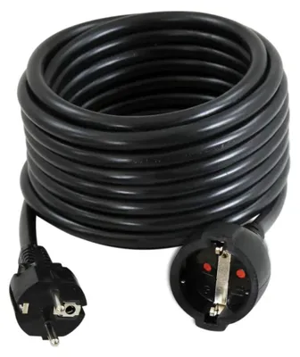 Zdjęcie produktu dla Przedłużacz 5M 3G1.5Mm2 Czarny Commel