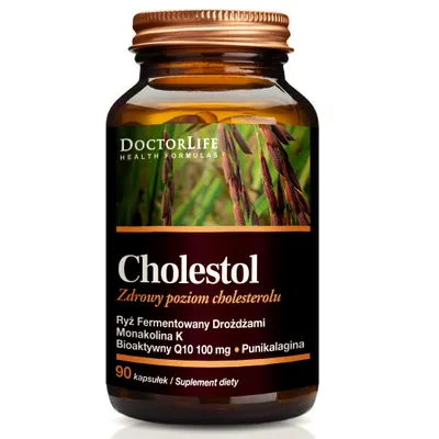 Obrázok produktu pre Doctor Life Cholestol monakolina K z bioaktywnym Q10, 90 kapsułek