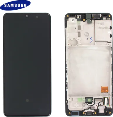 Obrázok produktu pre Originálny Samsung Galaxy A41 2020 A415 LCD displej Dotykový displej Digitizer Bildschirm (Service Pack) Black GH82-22860A / GH82-23019A