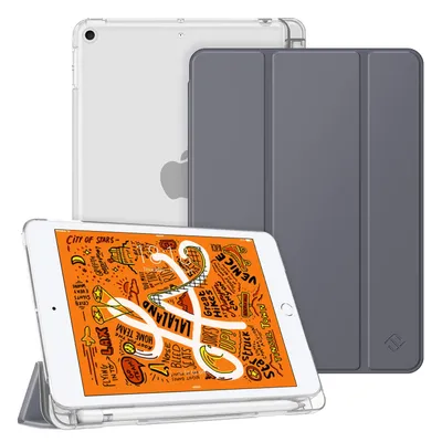 Produktbild von Fintie Hülle mit Pencil Halter für iPad Mini 5 2019 - Ultradünne Superleicht Schutzhülle mit transparenter Rückseite Abdeckung mit Auto Schlaf/Wach für 2019 iPad Mini (5. Generation), Himmelgrau