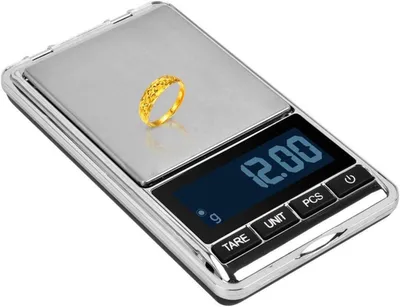 Produktbild von Küchenwaage, Präzision 0,01 g–200 g – Mini-Multifunktionswaage mit LED-Anzeige und Tara-Funktion