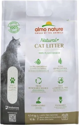 Produktbild von Famanu Katzenstreu 4,54 kg - Natürlich und Biologisch Abbaubar