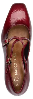 Produktbild von MARCO TOZZI Damen Mary-Jane Pumps mit Blockabsatz 2-22426-47, Größe:42 EU, Farbe:Rot